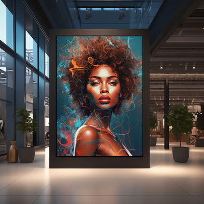 Ψηφιακή οθόνη οθόνης LED εσωτερικού P4 με 4mm Pixel Pitch