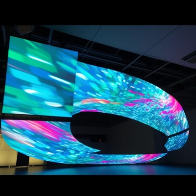Προσαρμοσμένη ευέλικτη οθόνη LED οθόνης P3.91 Creative LED Screen ROHS