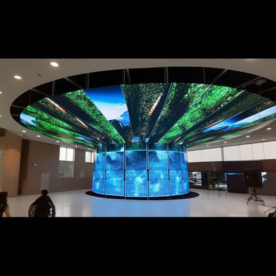 Εσωτερική διαφανής ευέλικτη οθόνη LED 5500nit - 8500nit φωτεινότητα
