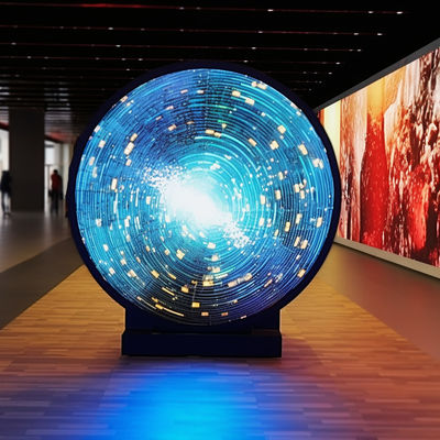 IP65 Στρογγυλή κυκλική οθόνη LED καμπυλωμένη εσωτερικά με ρυθμό ανανέωσης 3840Hz