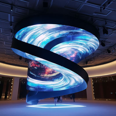 P3 Curved LED Screen 14bit Gray Scale Pixel Pitch 3mm LED οθόνη