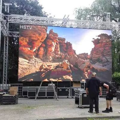 Πλήρης χρωματική εξωτερική οθόνη LED P4.81 με θήκη από αλουμίνιο με πιστοποίηση FCC CE