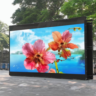 P2.976 Outdoor LED Advertising Screen For Building Facade Billboard Displays Front Maintenance Waterproof  Iron Cabinet Led Display Screen Led Screen For Stage