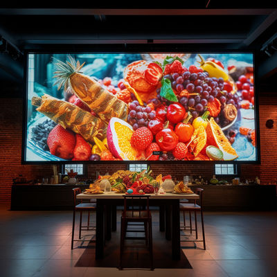 2.976 Pixel Pitch εσωτερική οθόνη LED με θραύσιμο ντουλάπι αλουμινίου και διάρκεια ζωής 100000
