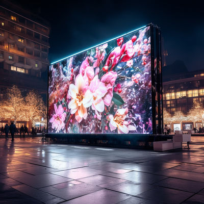 3840*2160 Εξωτερική οθόνη LED υπερήλυσης Εντυπωσιακή εικόνα και κατανάλωση