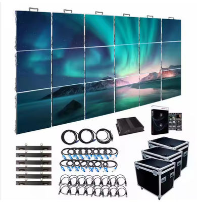 Ενοικίαση 500x500 mm 7680Hz Σκηνή Μεγάλο Στάδιο Εξωτερικό Κτίριο LED οθόνη οθόνης για διαφήμιση