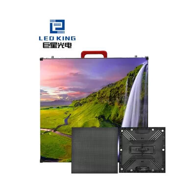 Εξωτερική οθόνη οθόνης LED με 700 W/m2 μέγιστη χωρητικότητα ισχύος IP65 Αδιάβροχη και χρώμα οθόνης 4096*4096*4096