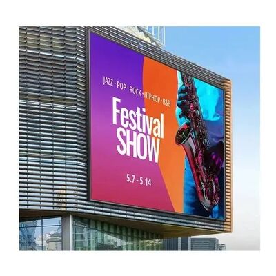 Εξωτερικός τοίχος βίντεο LED P3.91 με ντουλάπι από χυτό αλουμίνιο, αδιάβροχο IP65 και ρυθμό ανανέωσης 1920Hz-3840Hz