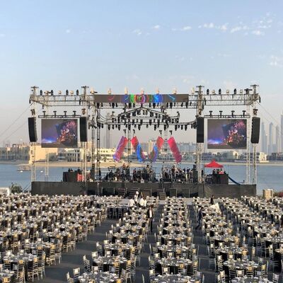 Εξωτερική οθόνη οθόνης LED με IP65 Αδιάβροχο 1920Hz-3840Hz ανανεωτικό ρυθμό και 100000 ώρες διάρκεια ζωής για ψηφιακή πινακίδα σήμανσης