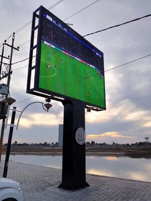 Εξωτερική οθόνη οθόνης LED με P6.67MM Pixel Pitch IP65 Αδιάβροχη και 4500-5500cd/m2 φωτεινότητα για διαφήμιση