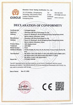 Εξωτερική οθόνη οθόνης LED με P6.67MM Pixel Pitch IP65 Αδιάβροχη και 4500-5500cd/m2 φωτεινότητα για διαφήμιση