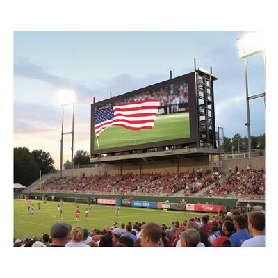 Υψηλή φωτεινότητα 4000-5500cd/m2 Εξωτερική οθόνη οθόνης LED με μέγεθος ντουλάπις 960X960MM και ανθεκτική σε νερό βαθμολογία IP65