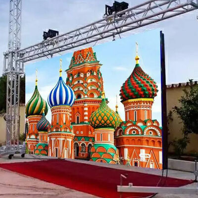 Οθόνη LED εξωτερικού χώρου P3.91mm Pixel Pitch IP65 αδιάβροχη με ρυθμό ανανέωσης 3840-7680Hz