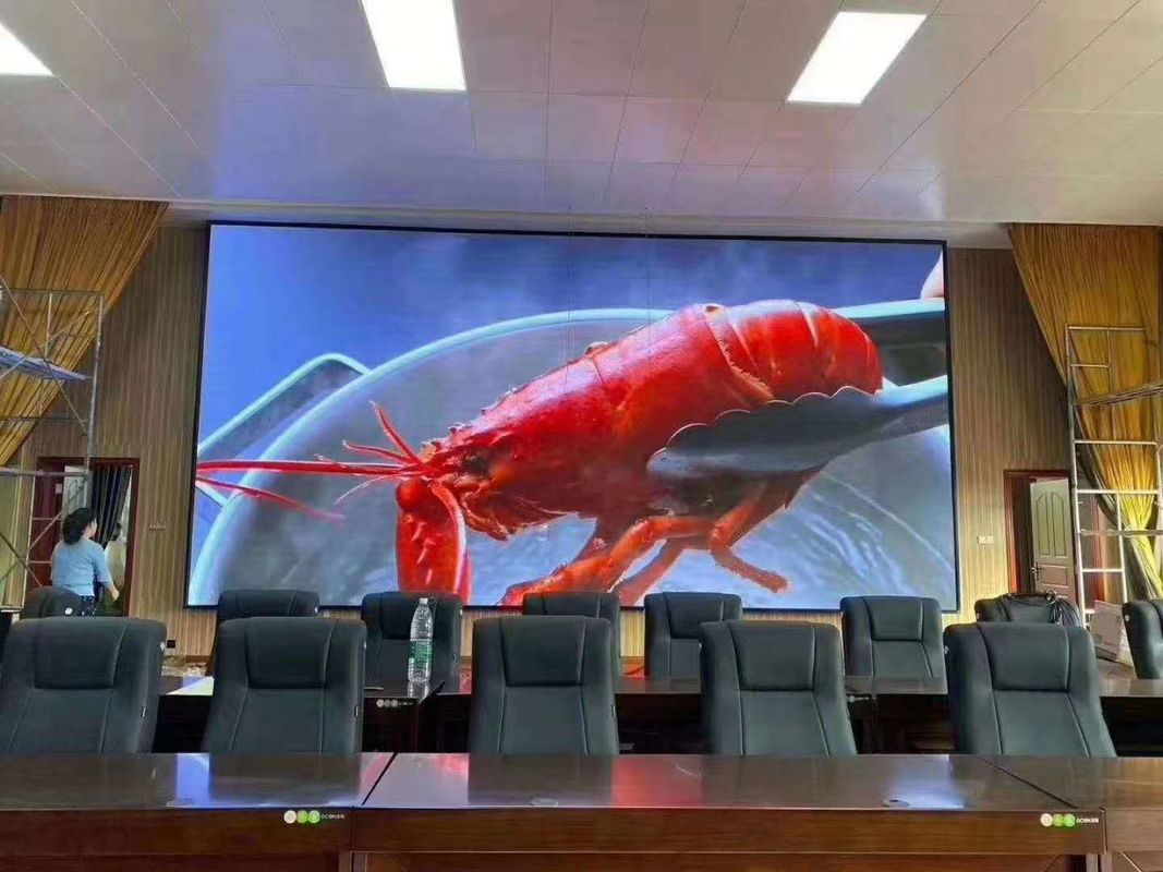 Ενίσχυρη εσωτερική πλήρης χρώσης οθόνη LED οθόνη ενοικίαση P1.86 Pixel Pitch