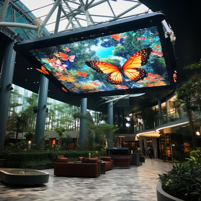 IP65 LED βίντεο τοίχοι P3 εξωτερική διαφανής οθόνη LED FCC