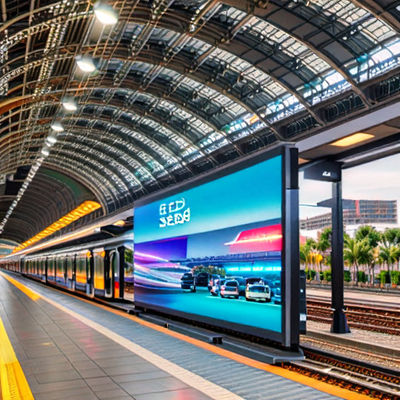 OEM P3 εξωτερική οθόνη διαφήμισης LED με υψηλό ποσοστό ανανέωσης