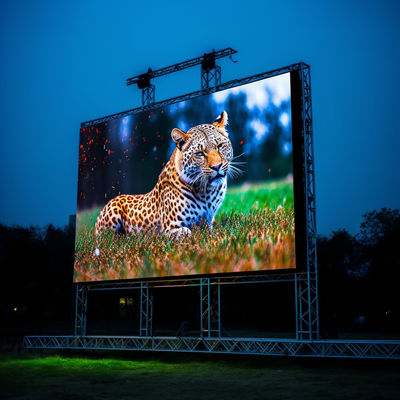 Εξωτερική οθόνη οθόνης P3 / P3.91 LED με υψηλό βάθος χρώματος