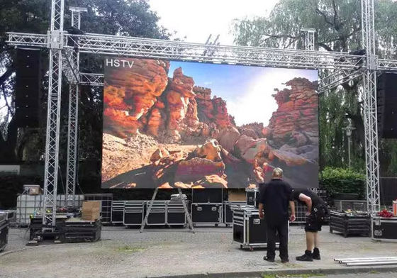 4m X 3m P2.6 P3.9 DJ LED Pixel Screen Εξωτερική Υδροσβεστήρα Γάμος Φόντο ενοικίαση LED οθόνη βίντεο τοίχωμα
