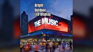 Bright Outdoor LED Οθόνη 3000cd/m2 P4.81