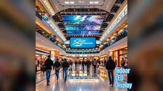 Εσωτερική οθόνη LED Οθόνη P2 Βάση οροφής