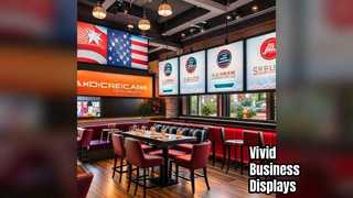 Οθόνη LED προσαρμοσμένου σχήματος για επιχειρήσεις